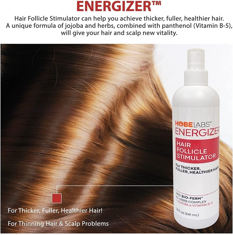 Hobe Labs Energizer Hair Follicle Stimulator - 8 fl oz for Thicker, Fuller, Healthier Hair - Image 5